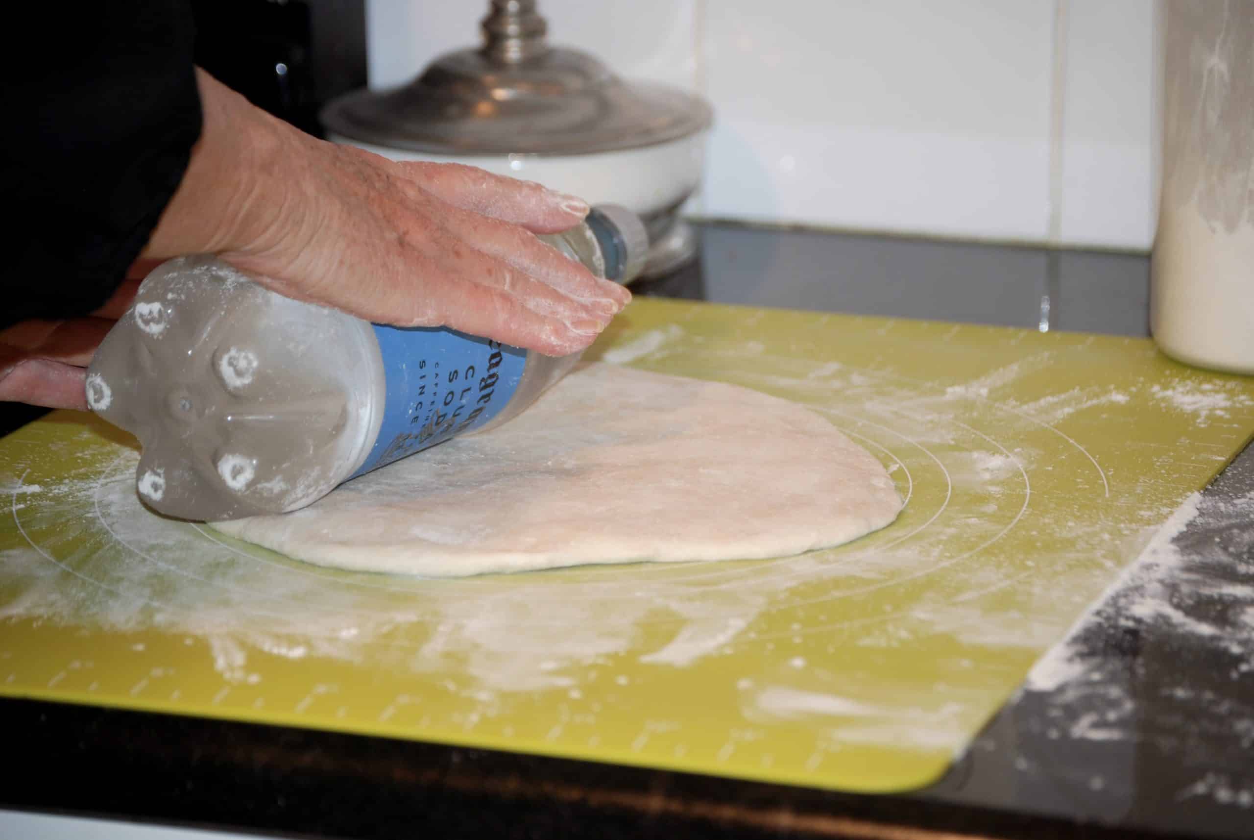 Oops - just one of those days - rolling pin is MIA. 