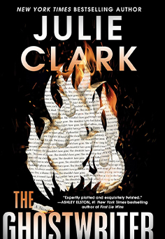 The Ghostwriter novel cover by Julie Clark - suspenseful thriller exploring an unsolved mystery