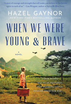 This latest book is a fascinating story about a  British missionary school in China taken over by the Japanese army during WWll.  After the Japanese gain control of the school, it is up to the teachers and students to join together and survive this terrible situation.  
 When We Were Young and Brave by Hazel Gaynor #historicalfiction, #reading, #bookstoread, #books