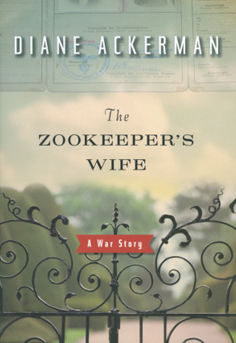  It is an incredible true story of how the Warsaw Zoo became a hiding place for Jews during World War ll.   The Zookeeper's Wife: A War Story
by Diane Ackerman

  #bookclub, #reading, #BooksToRead, #bookclub, #reading, #books, 